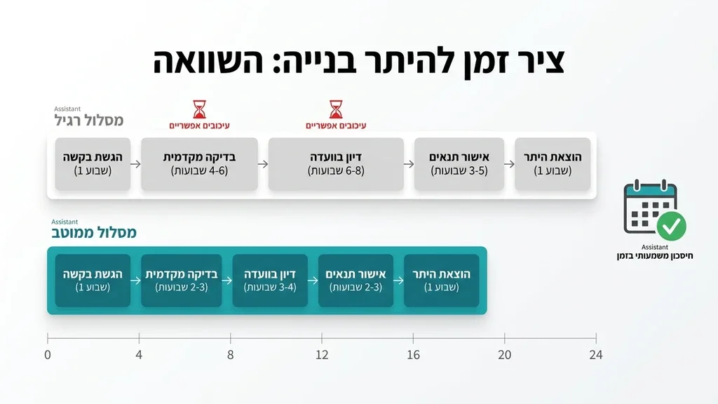 לוח זמנים להיתר בנייה