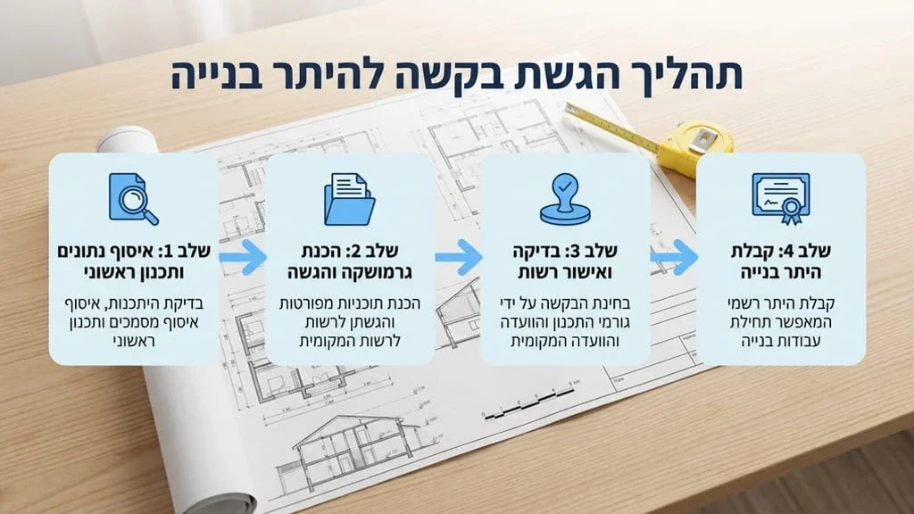 תוכניות אדריכליות להוצאת היתר בנייה